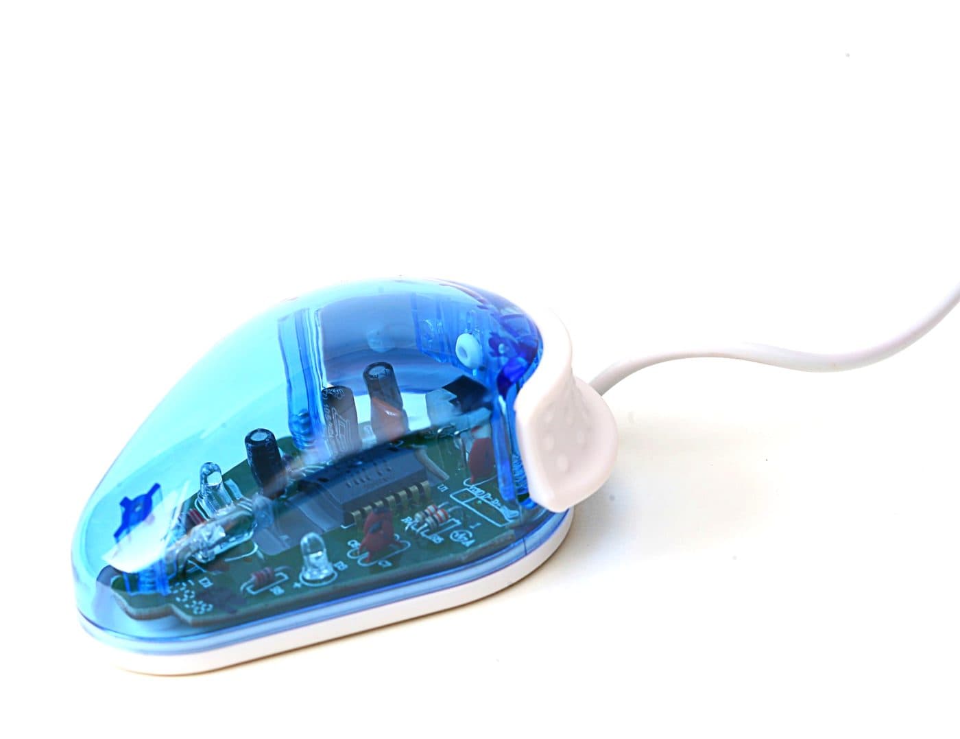 My Lil' Mouse kids computer mouse with translucent Royal Blue shell