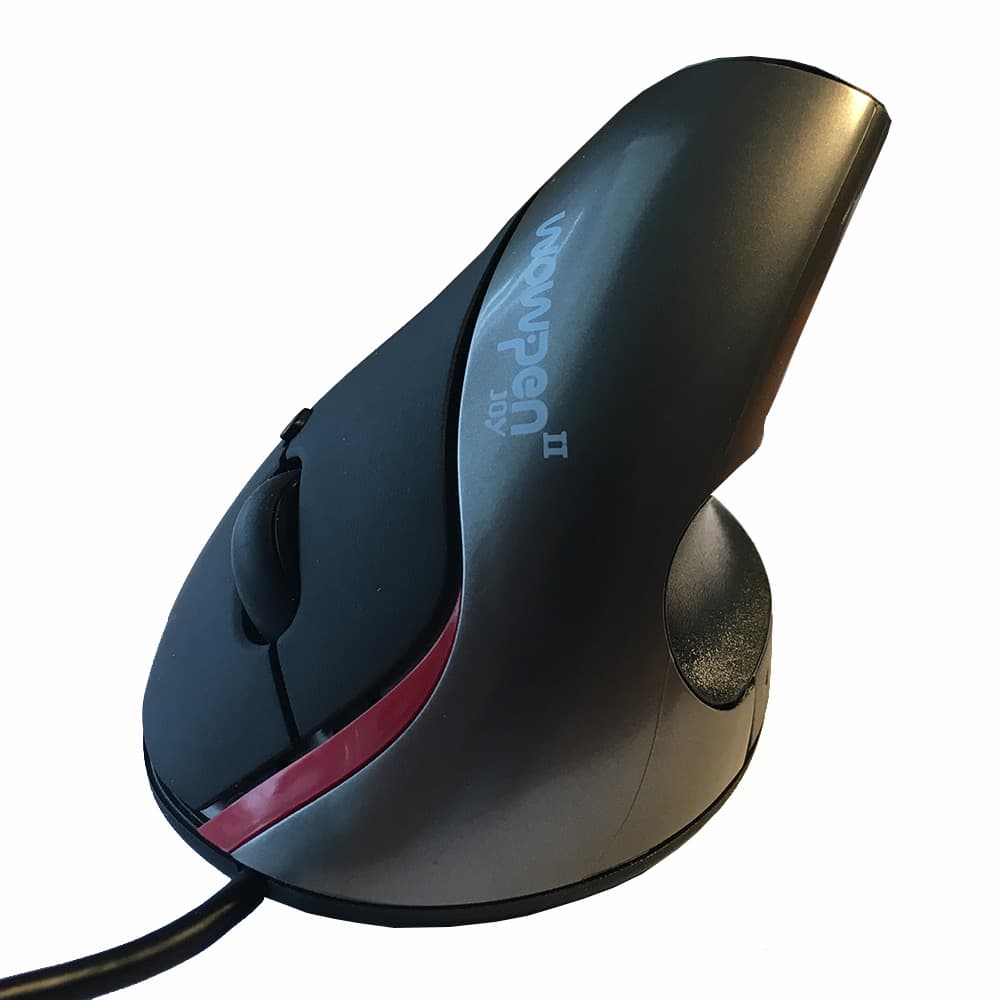 Wow Pen Joy II wired vertical mouse in silver