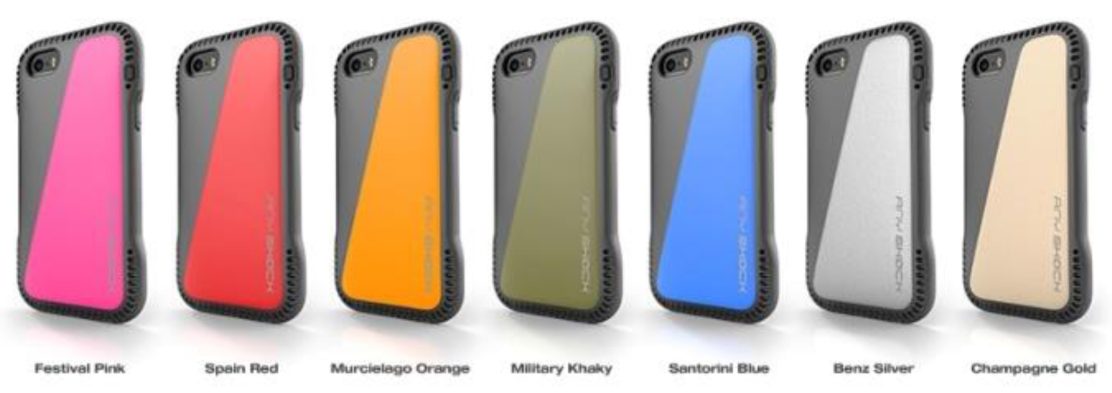 AnyShock Air colorways side by side